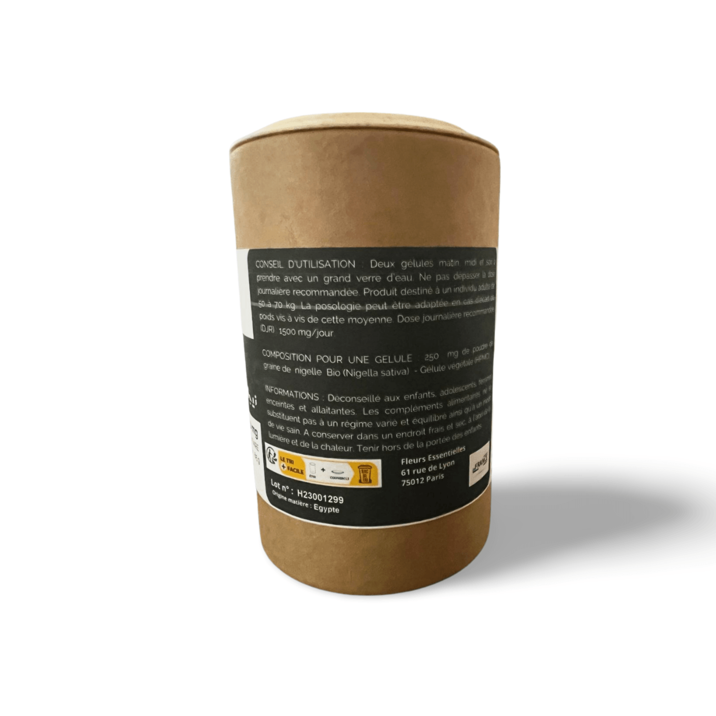 Nigelle Bio - Cumin Noir - Habba Sawda 200 gélules ALLERGIE - VITAMINES - OMEGAS - Aur'essentielle