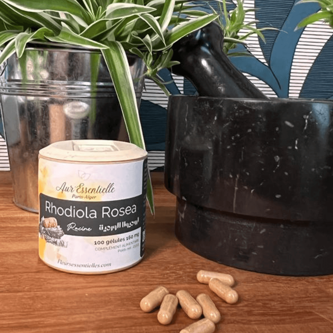 Rhodiola Rosea STRESS - LACHER PRISE - EXAMENS - Aur'essentielle