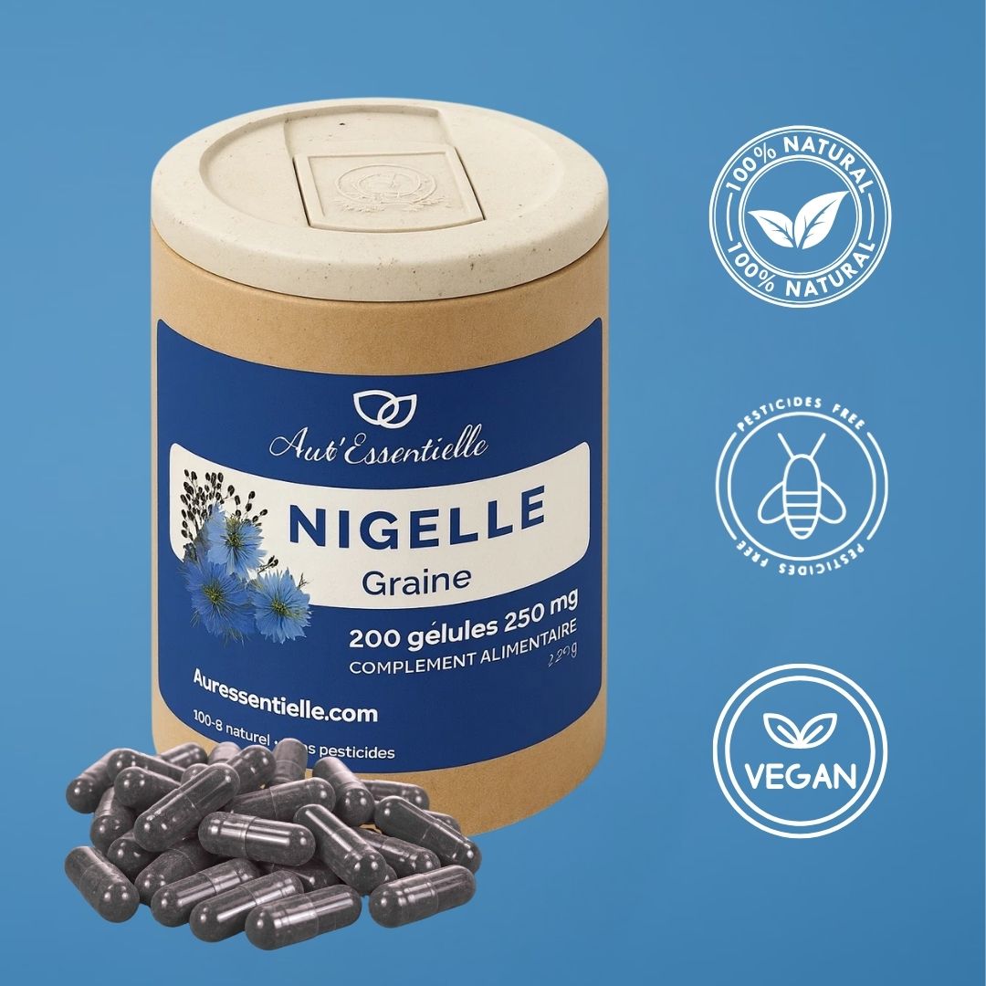 GELULES NIGELLE BIO -  Immunité - Vitalité - Allergie