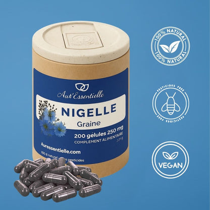 GELULES NIGELLE BIO -  Immunité - Vitalité - Allergie