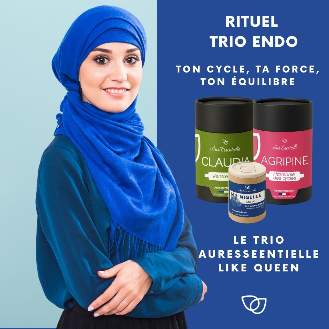 Rituel Trio Aur'essentielle - Claudia, Agripine et Nigelle, cure 80 jours